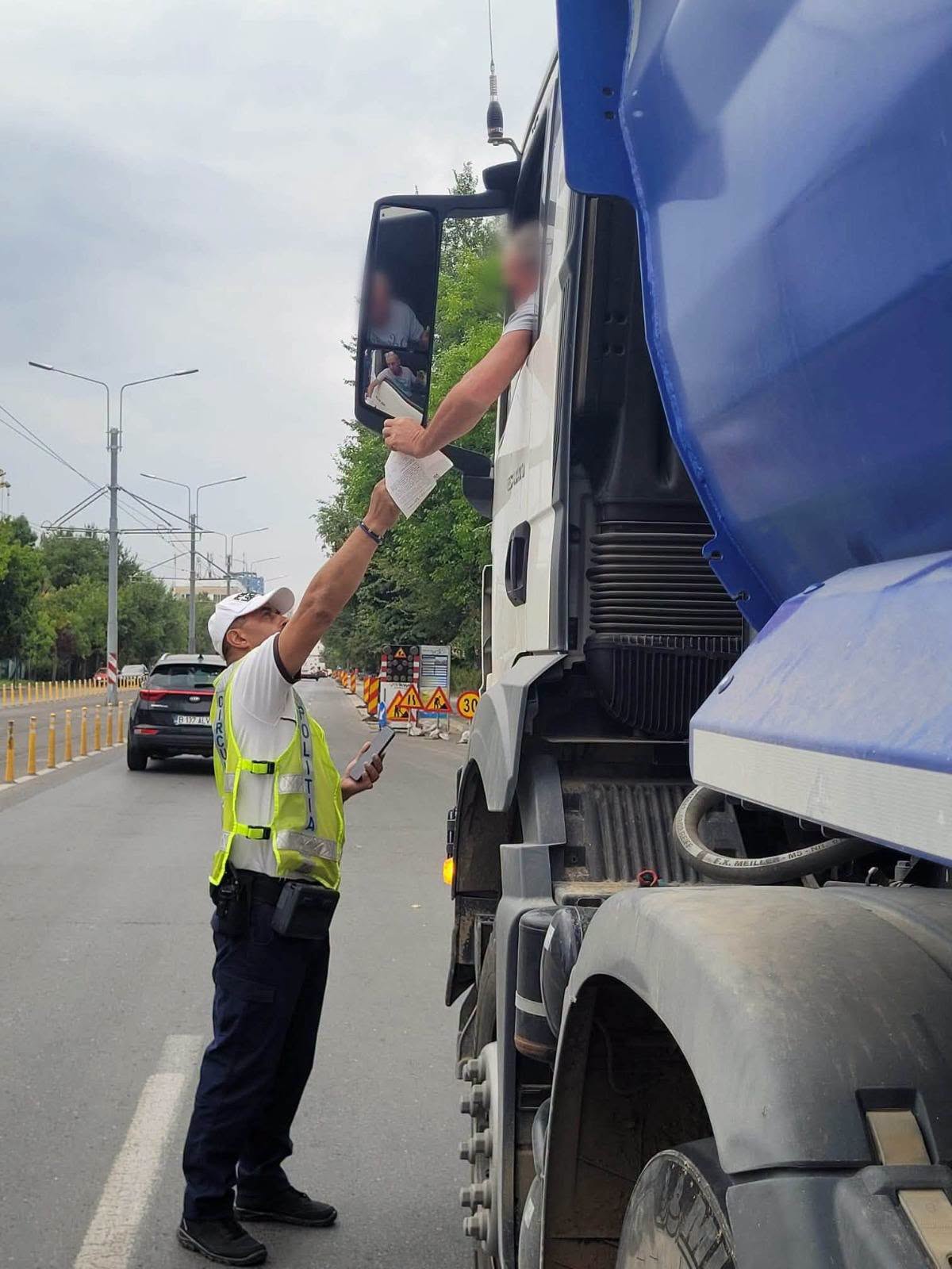 Mașinile de mare tonaj trebuie să aibă autorizație pentru circulație